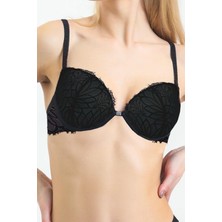 Magic Form 3769 Kadın Dantelli Destekli Sütyen-Siyah
