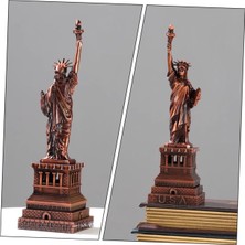 Fidan Retro Vintage Özgürlük Heykeli Biblo Bakır 24 cm