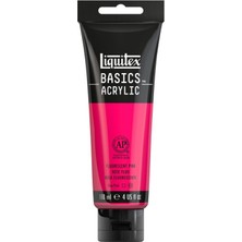 Liquitex Basics Acrylic 118ML Akrilik Boya Fluorescent Pink 987