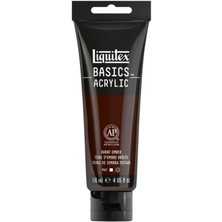 Liquitex Basics Acrylic 118ML Akrilik Boya Burnt Umber 128