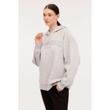 Lumberjack Wl Ivory 17SS350 4pr Grı Melanj Kadın Sweatshirt