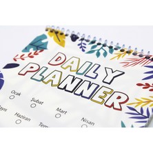 E&d Art Üstten Spiralli Daily Planner A5 Günlük Planlayıcı - Flow