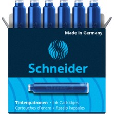 Schneider Dolma Kalem Kartuşu 6'lı Set Mavi / 6603