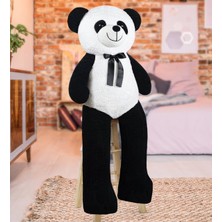 Peluşçu Dayı Papyonlu Panda 140 cm (%100 Yerli)