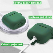 Ewec Airpods 4. Nesil Uyumlu Premium Silikon High Quality Kulaklık Kılıfı (2.5 mm Kalınlık)