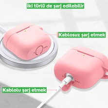 Ewec Airpods 4. Nesil Uyumlu Premium Silikon High Quality Kulaklık Kılıfı (2.5 mm Kalınlık)