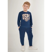 U.S. Polo Assn. Erkek Çocuk Baskılı Eşofman Takım