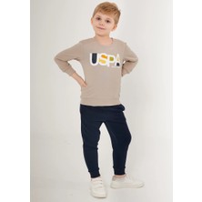 U.S. Polo Assn. Perfect Bej Erkek Çocuk Takımı