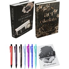 Acı Çikolata Ciltli ve Hükümran 1 Iki Yabancı Ciltli Sümeyye Koç 2li Set + Hediyeli