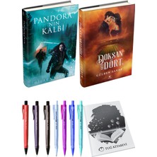 Doksan Artı Dört 2 Ciltli ve Ephesus Pandora'nın Kalbi 2 Ciltli Dilara Keskin 2'li Set + Hediyeli