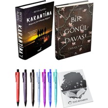Bir Gönül Davası Ciltli ve Karantina 1 Ciltli Beyza Alkoç 2li Set + Hediyeli