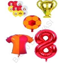 Bal10 Dünyası Galatasaray Konsept Balon Seti Yaş 8