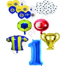 Best Parti Sarı Lacivert Fenerbahçe Balon Seti Yaş 1
