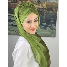 Butik AmbarTopkapı Çapraz Drapeli Fransız Şifon  Hazır Şal