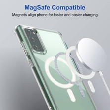 Teknomoda Samsung Galaxy S20 Fe Kılıf Sararmaz Slim Magsafe Wireless Kablosuz Şarj Uyumlu Manyetik Şeffaf Kapak