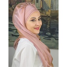 Butik AmbarButik Ambar Topkapı Çapraz Drapeli Fransız Şifon  Hazır Şal