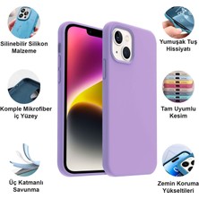 CepStok Apple iPhone 14 Kılıf Lansman Premium Silinebilir Silikon