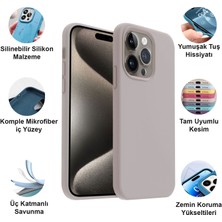 CepStok Apple iPhone 15 Pro Kılıf Lansman Premium Silinebilir Silikon