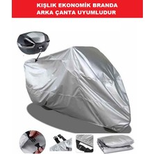 Pompix Kışlık Ekonomik Motosiklet Brandası Su Geçirmez Branda