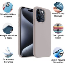 CepStok Apple iPhone 15 Pro Max Kılıf Lansman Premium Silinebilir Silikon