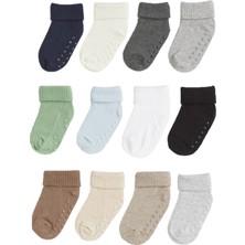 Mem Socks Kaydırmaz Çocuk Çorabı 12'li