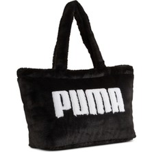 Puma Core Fur Shopper Kadın Omuz Çantası Siyah Renkli Şık Tasarım ile Günlük Kullanım İçin