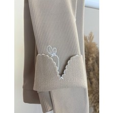 Bobsi Co Kız Çocuk Fitilli Şardonlu Tayt