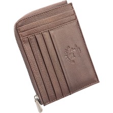 Willpolo Deri Fermuar Bölmeli Kadın Cüzdan Kartlık Büyük Boy