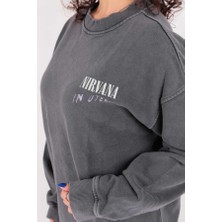 Kadın Sweat W0010777 Antrasit