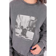 Kadın Sweat W0011070 Antrasıt