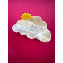 Milena Istanbul Bulut Şeklinde Sedefli Kemik Mandal Toka