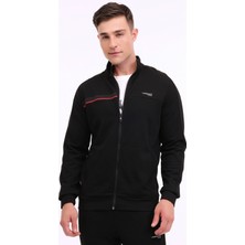 4W ml Renato 18ITL1013 4pr Lumberjack Erkek Sweat A101888071 Siyah