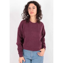 Kadın Sweat S0016589 Bordo