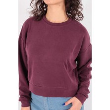 Kadın Sweat S0016589 Bordo