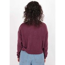 Kadın Sweat S0016589 Bordo