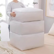 La Home Concept 8 Adet Siyah Orta Boy Baza Altı & Gardrop Yorgan Ve Kıyafet Hurcu 50x30x21