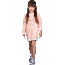 Kız Çocuk Kazak Triko Elbise 6/9 Yaş