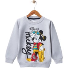 Erkek Çocuk Bisiklet Yaka Baskılı Sweatshirt 2/8 Yaş