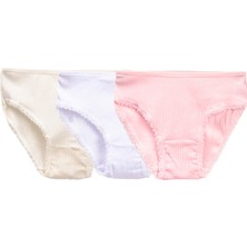 Kız 2-9 Yaş Karışık Kaşkorseli Slip Külot