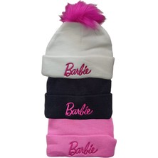 Kız Çocuk Ponponlu Bere Takımı 4/14 Yaş