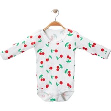 Kiraz Baskılı Çıtçıtlı Atlet Badi