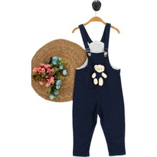 Ayıcıklı Askısı Ayarlı Kız Çocuk Salopet 2/5 Yaş