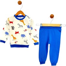Erkek Çocuk Zürafa Desen Pijama Takım 6/24 Ay