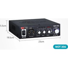 Notel NOTELNOT-306 Streo Mini Amplifikatör