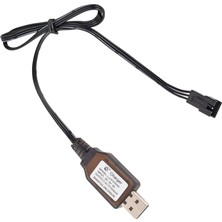 Lonni USB Şarj Kablosu 7.4V 3 Pin Rc Tankı Için Şarj Kablosu (Yurt Dışından)