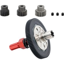 Lonni 91T Düz Dişli ve 17T/19T/21T Typhoon 1/10 Kırmızı (Yurt Dışından)