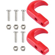Lonni 2x Rc Tampon Rö Yedek Eksenel SCX24 Dıy Kırmızı (Yurt Dışından)