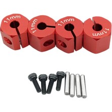 Bellee Tekerlek SCX10 CC01 Aksesuarlar 11MM Kırmızı (Yurt Dışından)