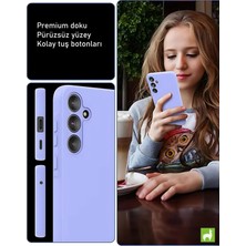 Lama Case Samsung  S24 Fe Kılıf Içi Kadife Lansman Siyah Nazar Baskılı Kapak