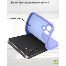 Lama Case Samsung  S24 Fe Kılıf Içi Kadife Lansman Siyah Tesla Baskılı Kapak